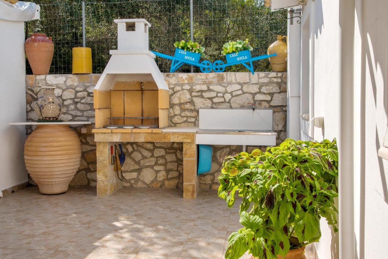 Casa Soula, Gaios Seaview Cottage Bagian luar foto