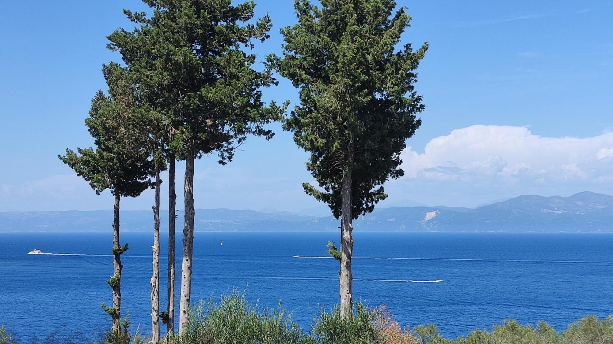 Casa Soula, Gaios Seaview Cottage Bagian luar foto